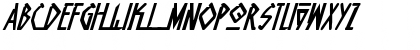 Download Native Alien Italic Italic Font Uppercase Preview