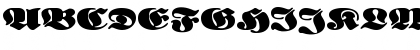 Download NeueFrakturExtraBold Regular Font Uppercase Preview
