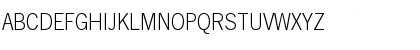 Download News Gothic Becker Light Regular Font Uppercase Preview