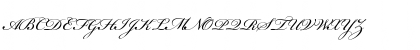 Download Bickham Script Std Regular Regular Font Uppercase Preview