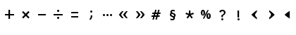Download BienvenuePicto Regular Font Uppercase Preview
