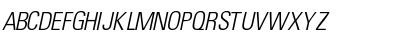 Download NovaLightCondSSK Italic Font Uppercase Preview
