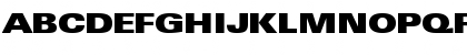 Download NovaUltraBlackExpSSK Regular Font Uppercase Preview