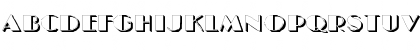 BIGCSHAD-Normal Wide Regular Font Uppercase Preview