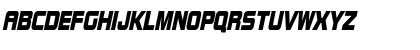 Download NutsCondensed Oblique Font Uppercase Preview