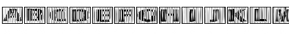 Download 101! BarCode 'Bet Regular Font Uppercase Preview