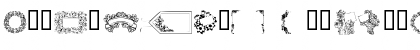 Download 101! Floral Frames 1 Regular Font Uppercase Preview