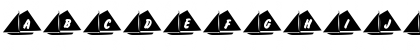 Download 101! Jake's Sailing Regular Font Uppercase Preview