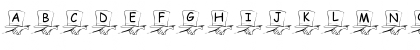 Download 101! Magician's Hat Regular Font Uppercase Preview