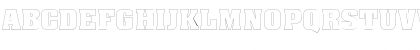 Download BillboardOutline Regular Font Uppercase Preview