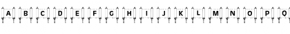 Download 101! Torah Regular Font Uppercase Preview