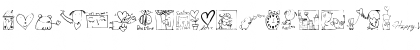 Download 2Peas DW Sweet Hearts Regular Font Uppercase Preview