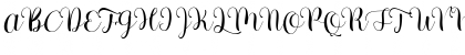 Download Pradyse Regular Font Uppercase Preview