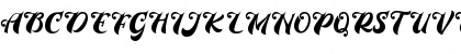 Download Prettyla Regular Font Uppercase Preview
