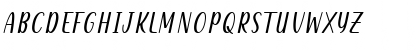 Download Qeiza Italic Font Uppercase Preview