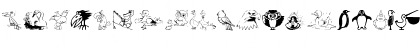 Download BirdArt Regular Font Uppercase Preview