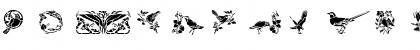 Download Birds Two Regular Font Uppercase Preview