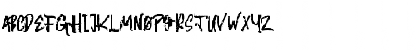 Download Random Brush Regular Font Uppercase Preview