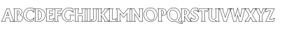 Download AdelonOutline Bold Font Uppercase Preview