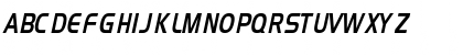 Download AeroCondensed Italic Font Uppercase Preview
