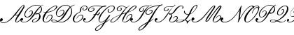 Download BixAntiqueScriptHmk Regular Font Uppercase Preview