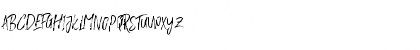 Download Rushtard Brush Regular Font Uppercase Preview