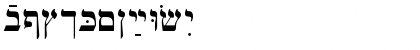 Download Ain Yiddishe Font-Traditional Regular Font Uppercase Preview