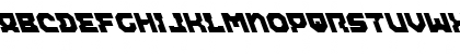 Download Airacobra Leftalic Leftalic Font Uppercase Preview