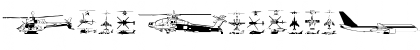Download Aircraft1 Regular Font Uppercase Preview