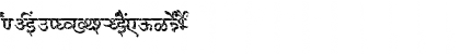 Download AkrutiDevAnand Normal Font Uppercase Preview