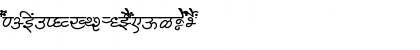 Download AkrutiDevIndu Normal Font Uppercase Preview
