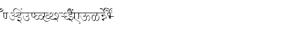 Download AkrutiDevNatrajLight Normal Font Uppercase Preview