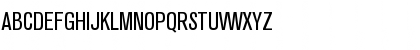 Download AkzentCond DB Regular Font Uppercase Preview