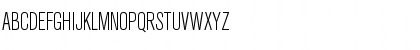 Download AkzentCondLight Regular Font Uppercase Preview