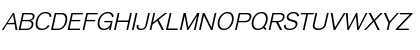 Download Akzidenz Grotesk Light Italic Font Uppercase Preview