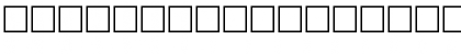 Download AL-Hosam Outline Regular Font Uppercase Preview