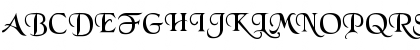 Download BlackChancery Regular Font Uppercase Preview