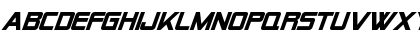 Download Alien Encounters Solid Bold Italic Font Uppercase Preview