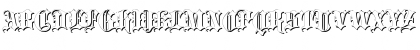 Download Blackletter Shadow Regular Font Uppercase Preview