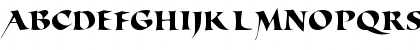 Download Allencon Demo Regular Font Uppercase Preview
