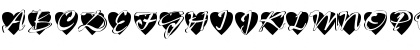 Download AllHeartsNormal Medium Font Uppercase Preview