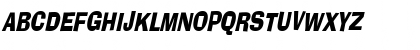 Download AlorCondensed Italic Font Uppercase Preview