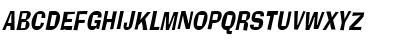 Download AlorNarrowCondensed Italic Font Uppercase Preview