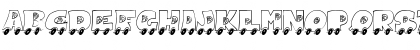 Download AlphaCar Regular Font Uppercase Preview