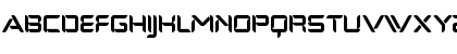 Download AlphaMaleModern Regular Font Uppercase Preview