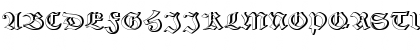 Download AlteSchwabacherRelief Regular Font Uppercase Preview