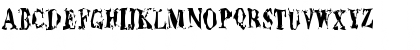 Download AluminumShredCondensed Regular Font Uppercase Preview