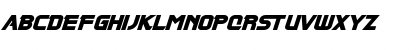 Download BladeOblique Regular Font Uppercase Preview