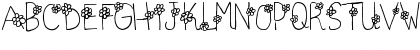 Download AMC_Daisy Doodle Regular Font Uppercase Preview