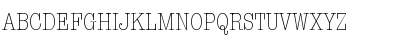 Download American Typewriter Condensed Light Font Uppercase Preview
